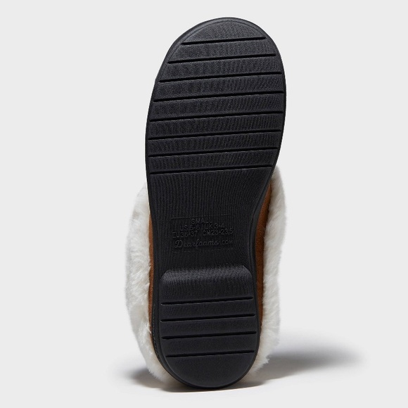 Leopard Women’s Slippers Dearfoam Fur Slip On Cozy - Picture 4 of 5